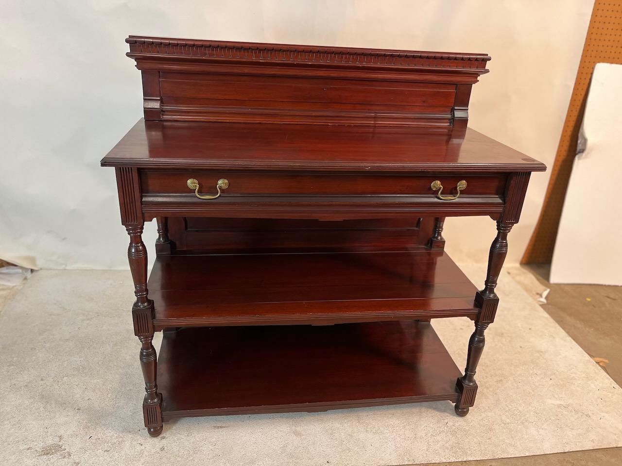 Regency Mahogany Server For Sale 7