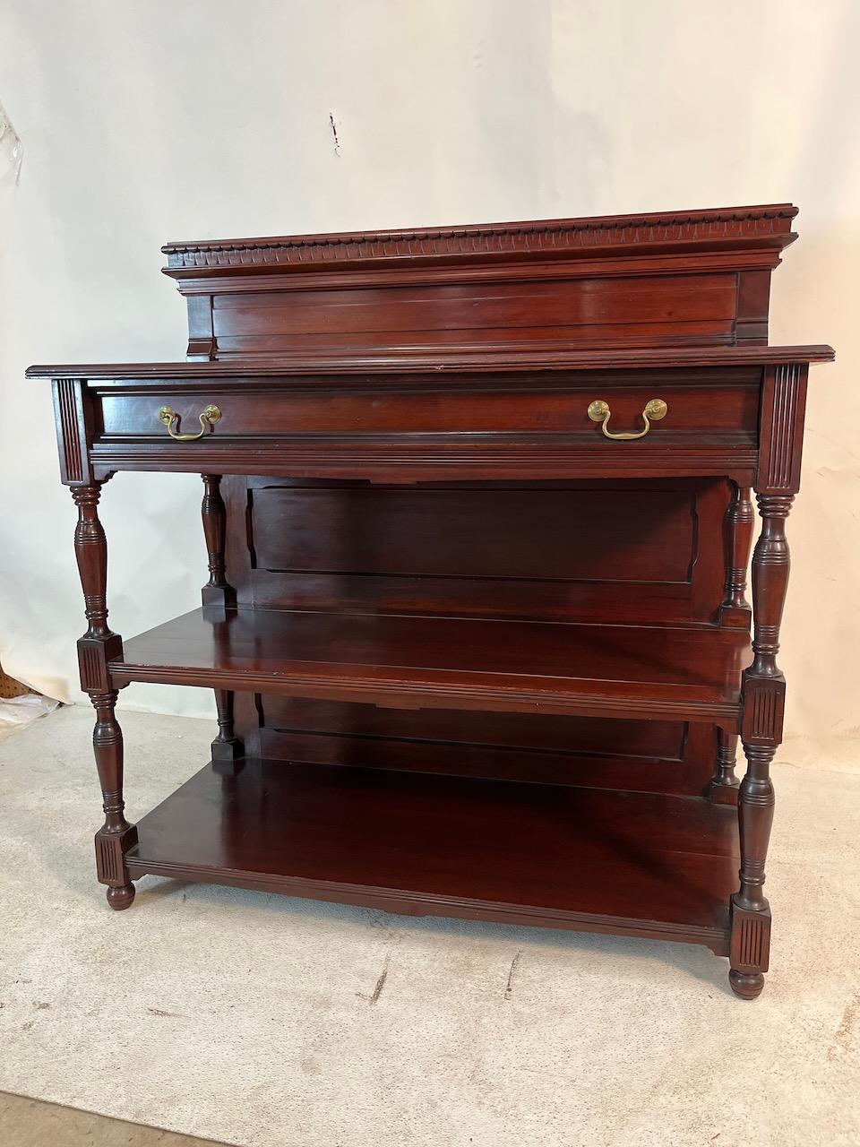 English Regency Mahogany Server For Sale
