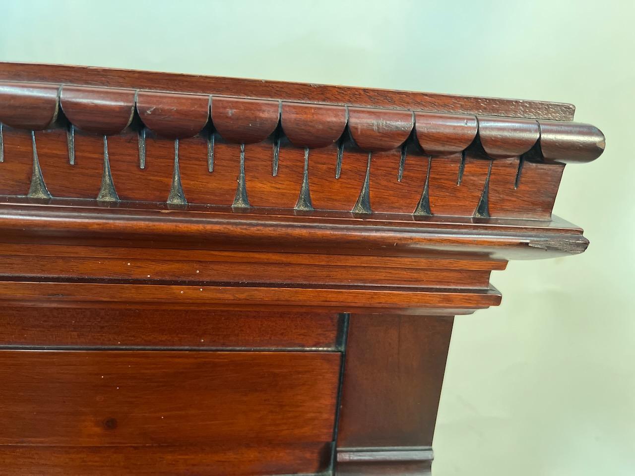 Regency Mahogany Server In Fair Condition For Sale In Wilson, NC