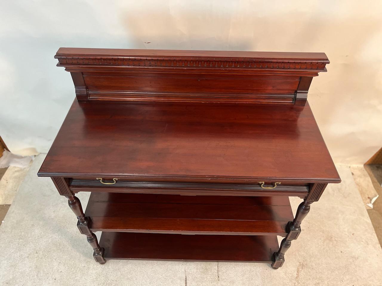 Regency Mahogany Server For Sale 1