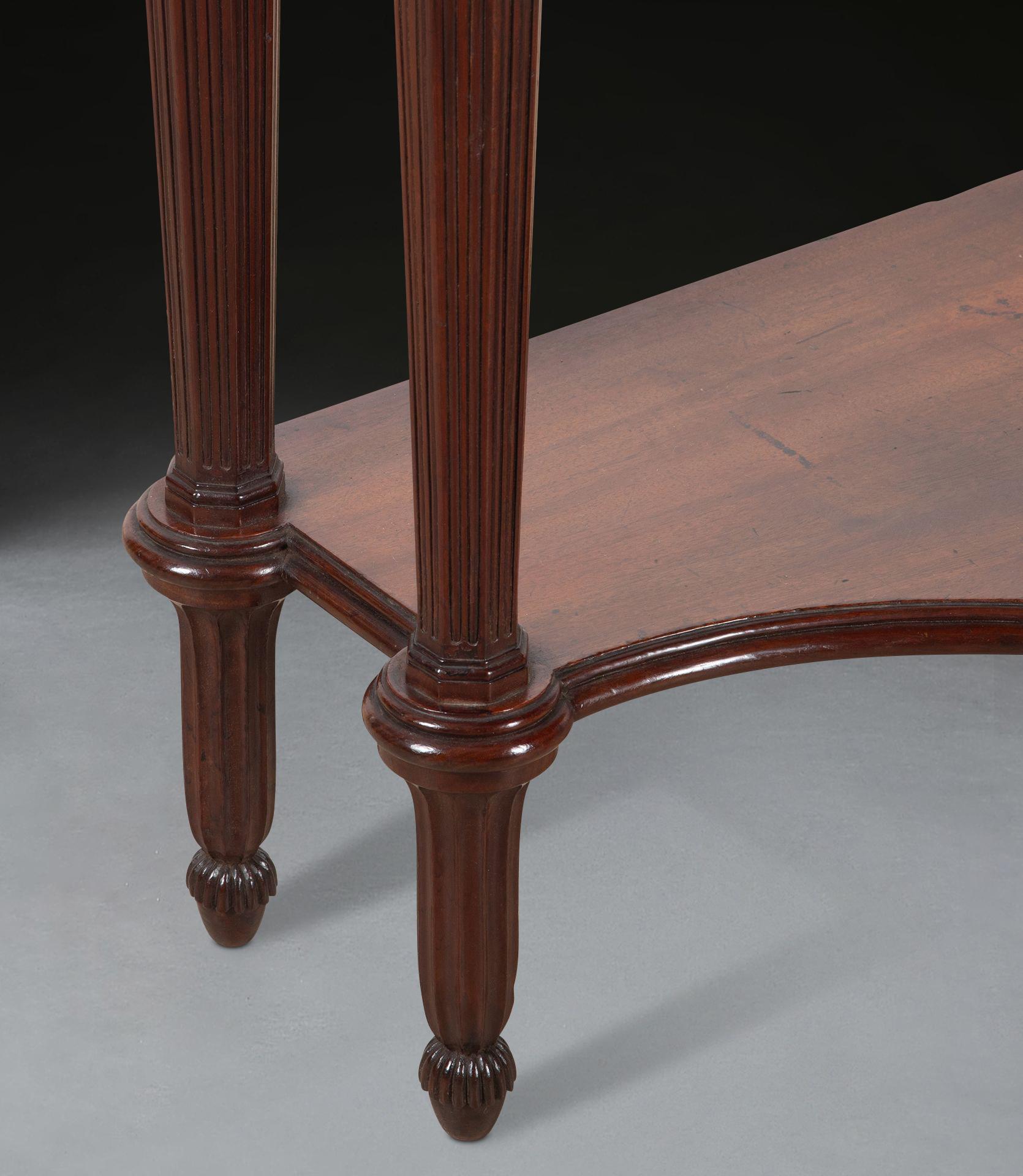 Regency Mahogany Serving Table For Sale 4