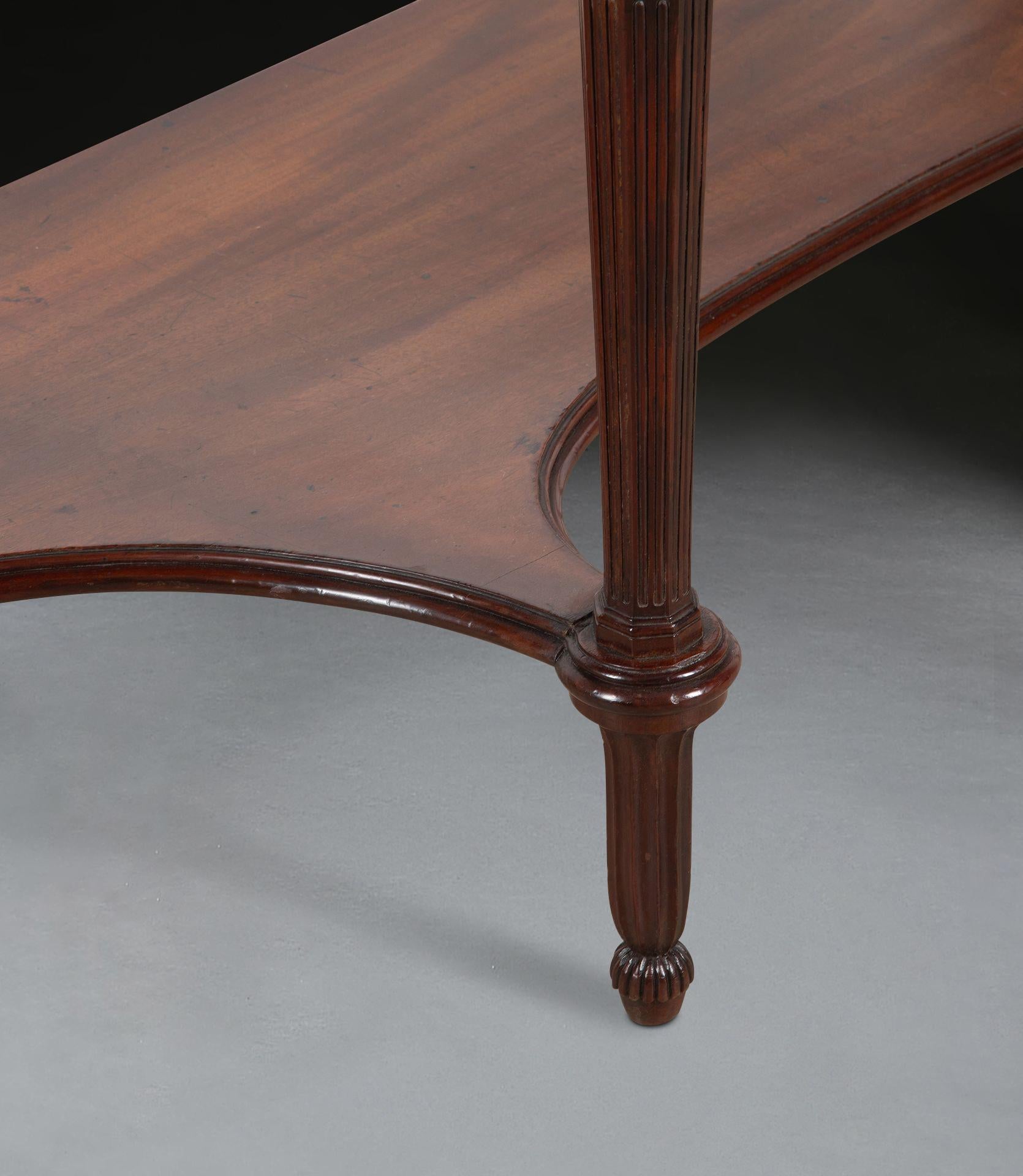Regency Mahogany Serving Table For Sale 5