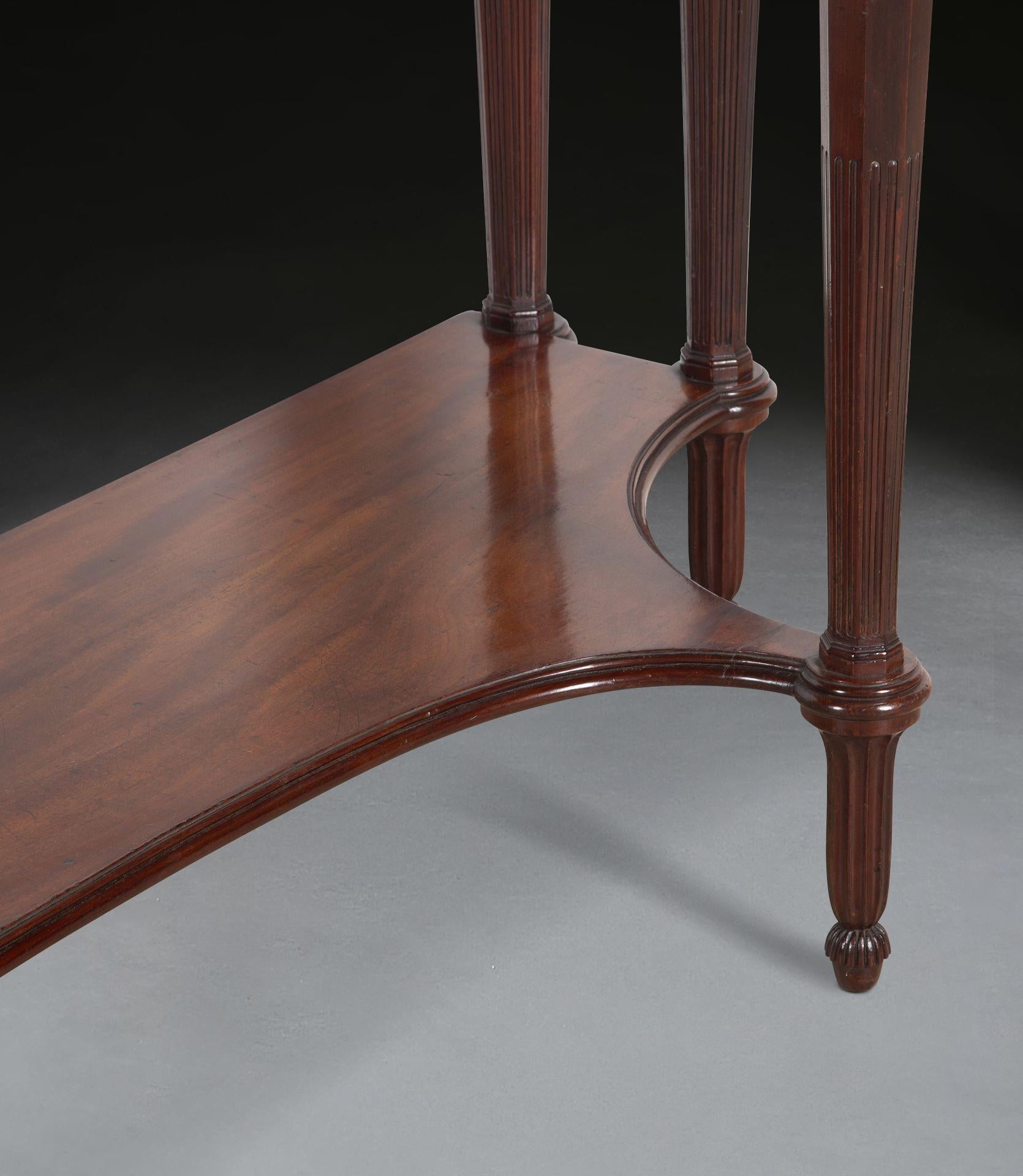 Regency Mahogany Serving Table For Sale 6
