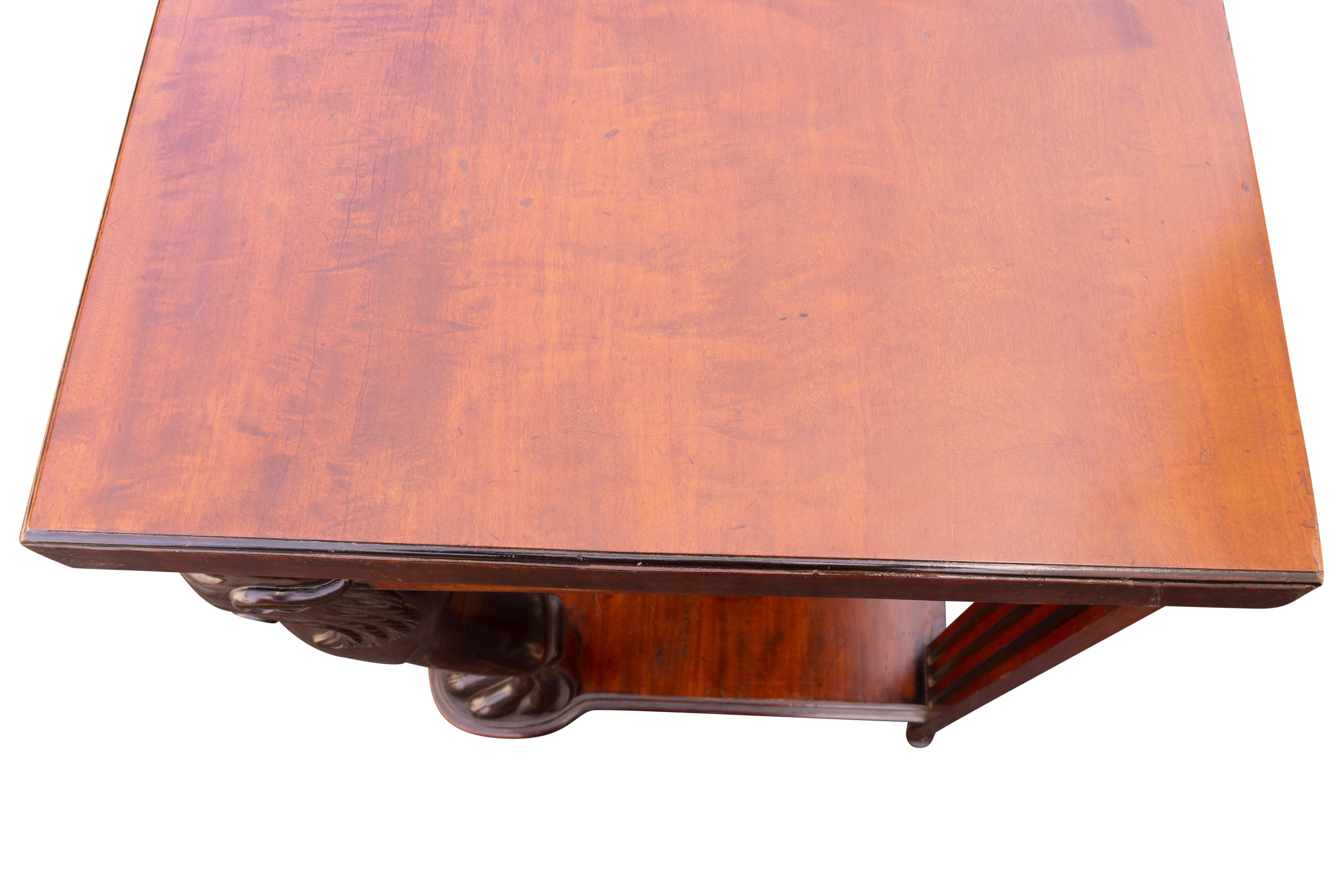 Regency Mahogany Serving Table For Sale 11