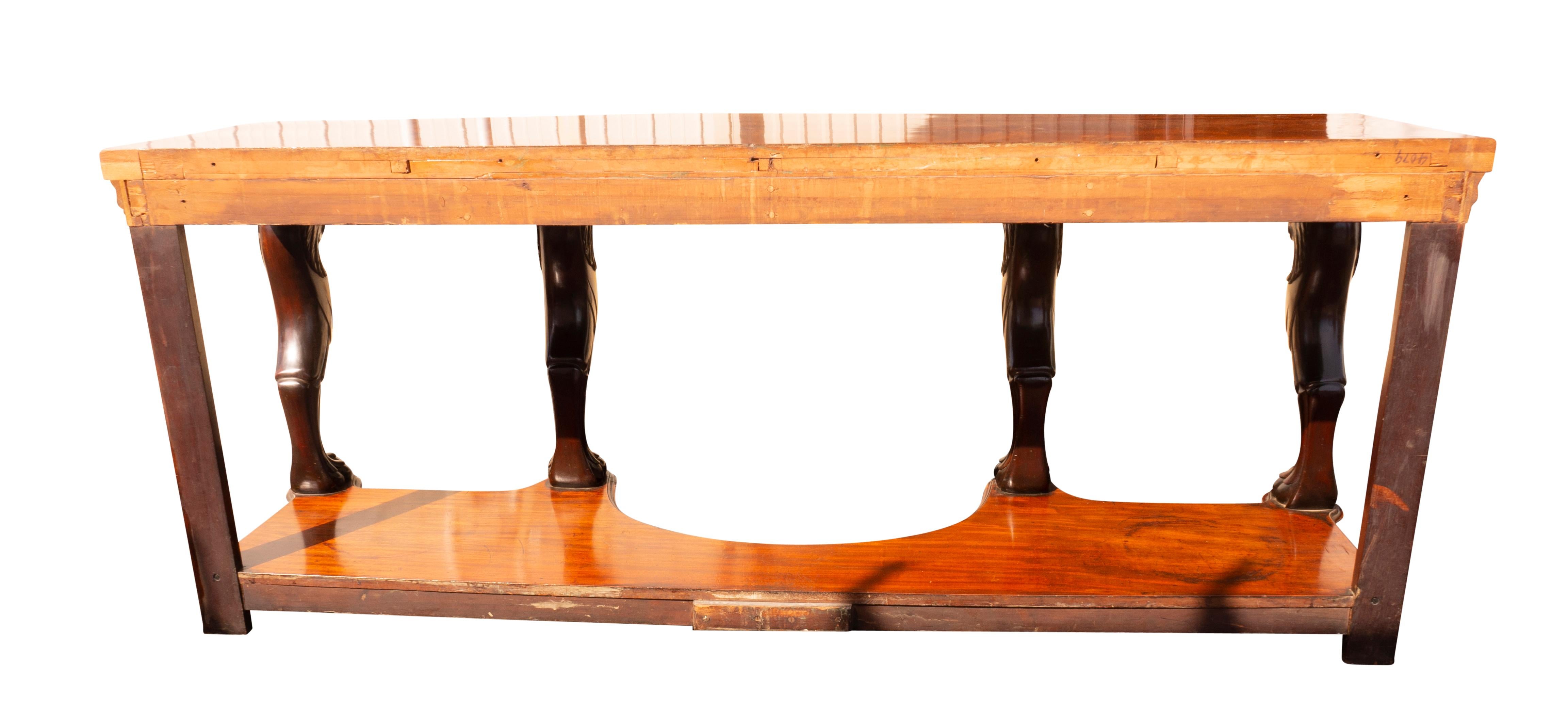 Regency Mahogany Serving Table For Sale 12