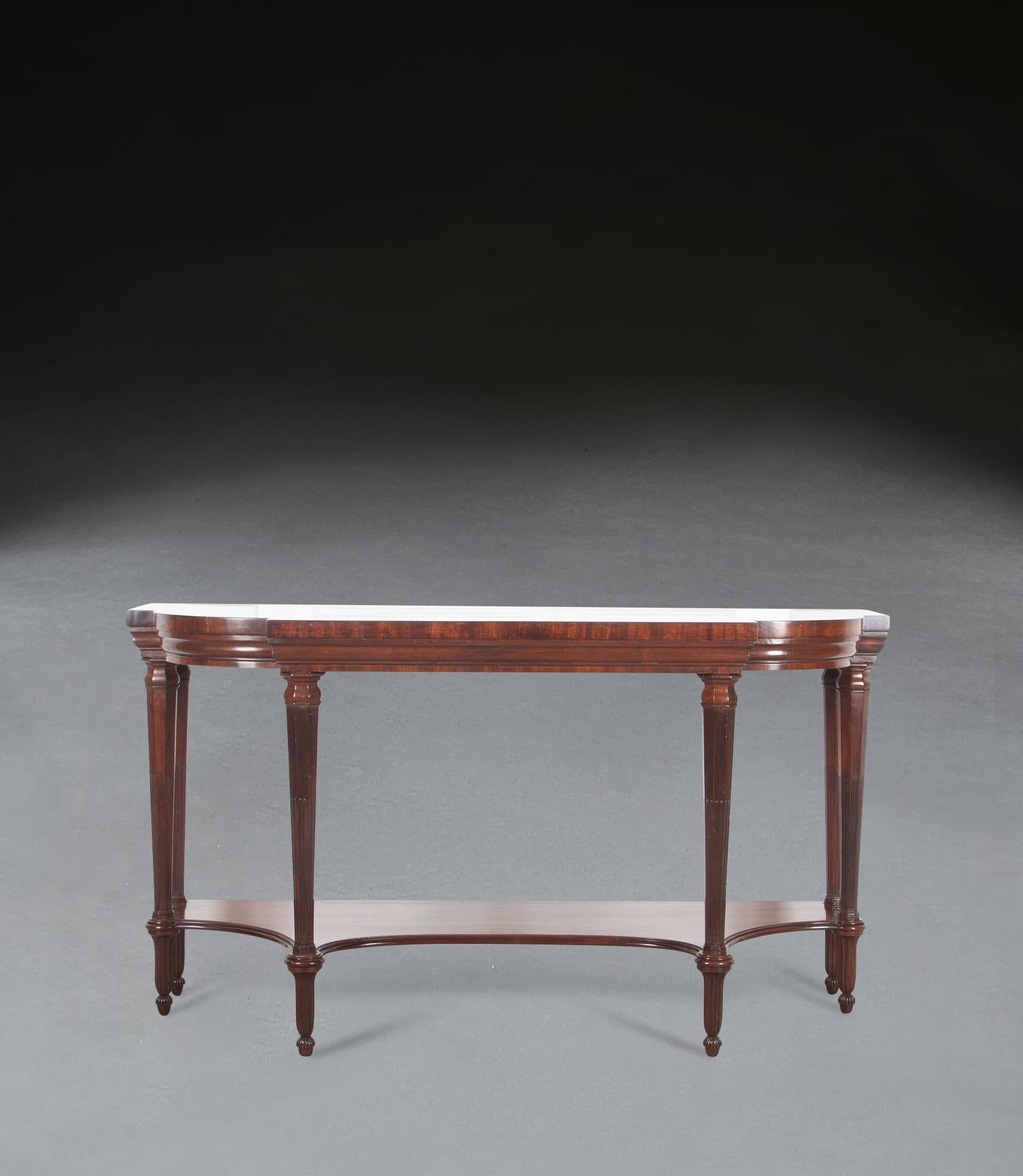 English Regency Mahogany Serving Table For Sale