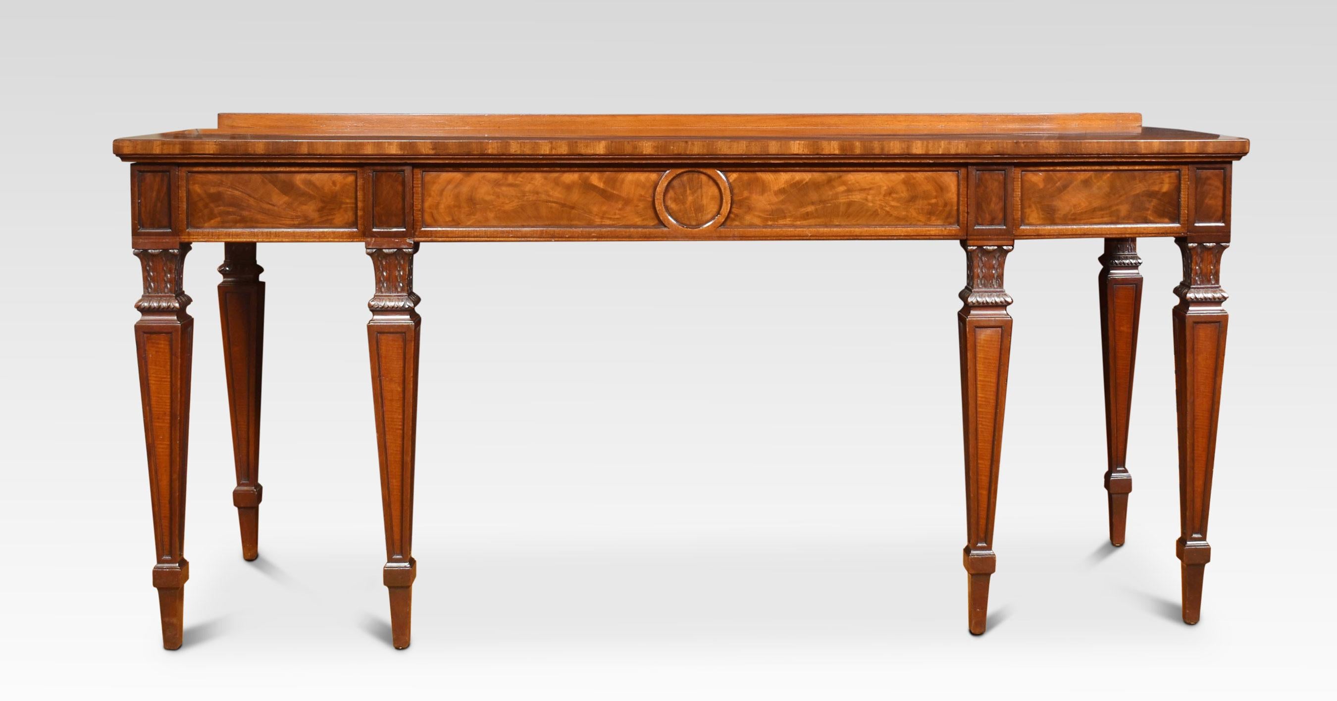 Regency Mahogany Serving Table In Good Condition In Cheshire, GB