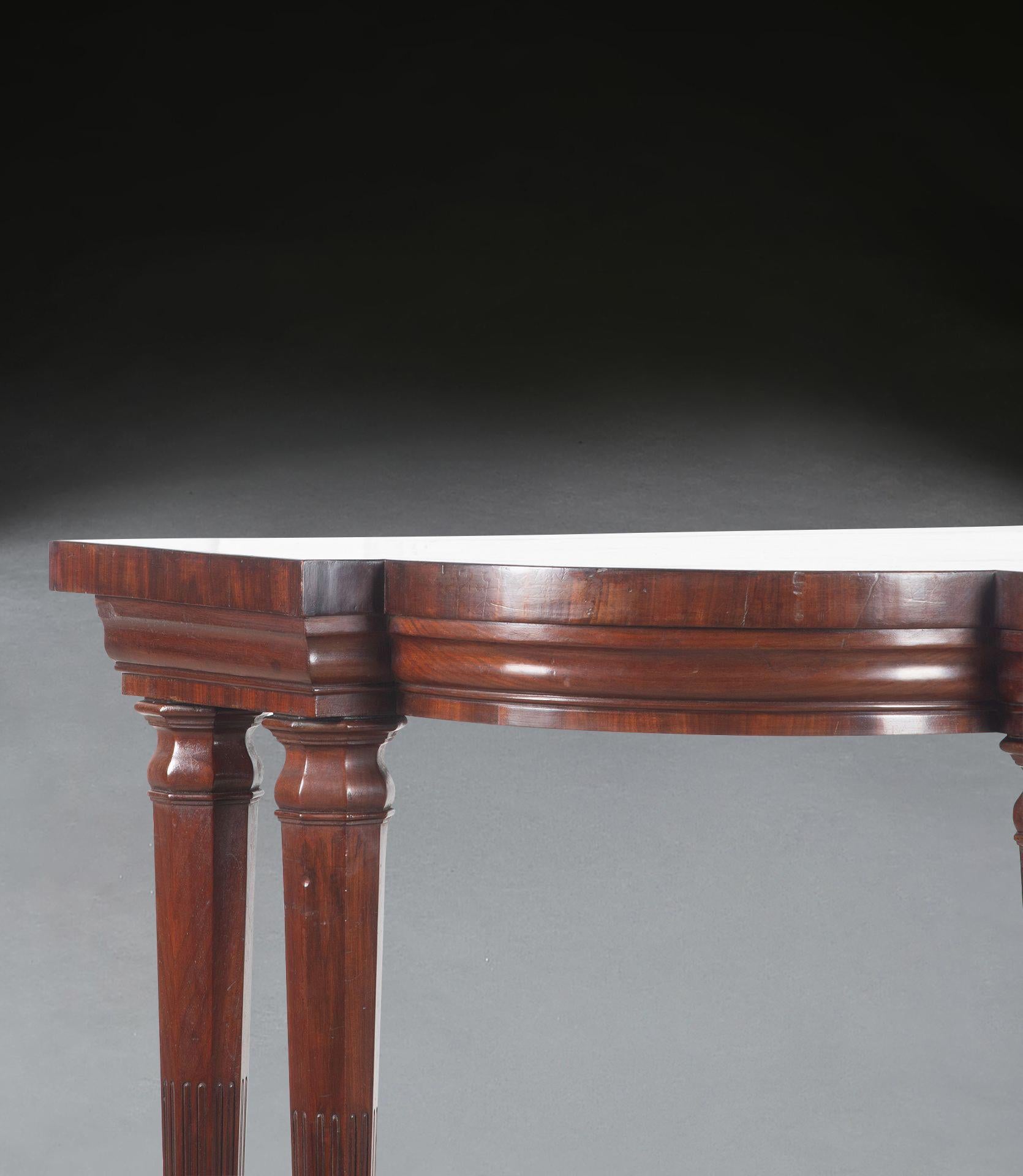 Regency Mahogany Serving Table In Good Condition For Sale In Shipston-On-Stour, GB