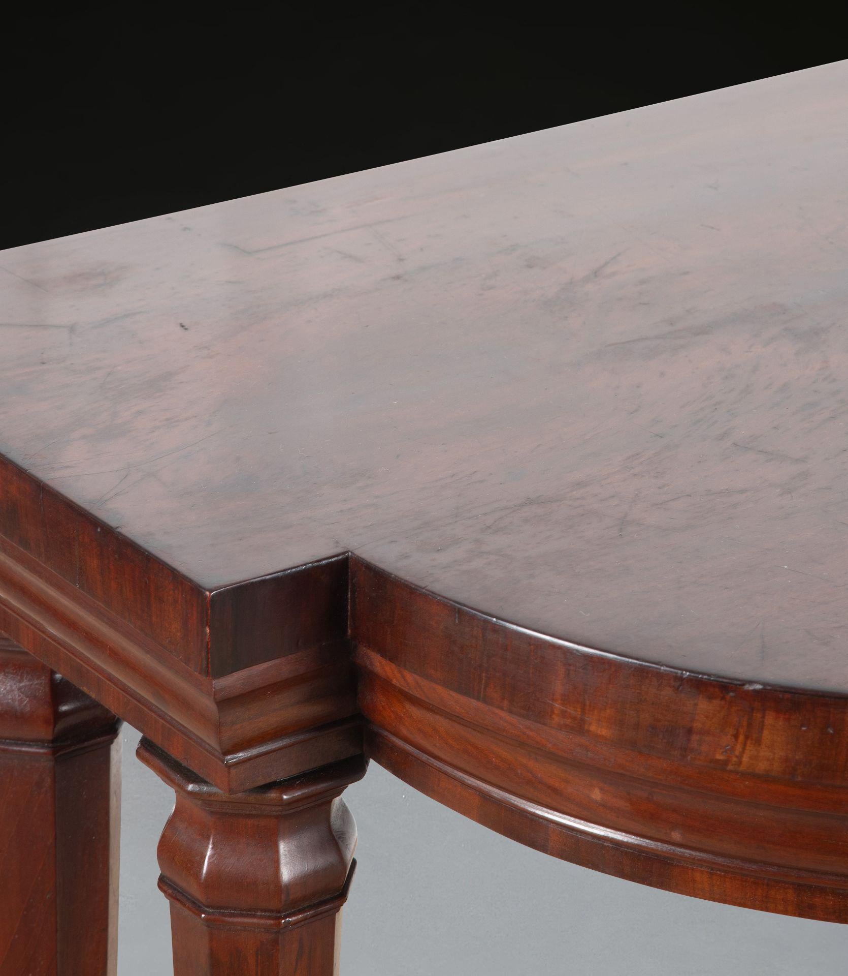 Mid-19th Century Regency Mahogany Serving Table For Sale