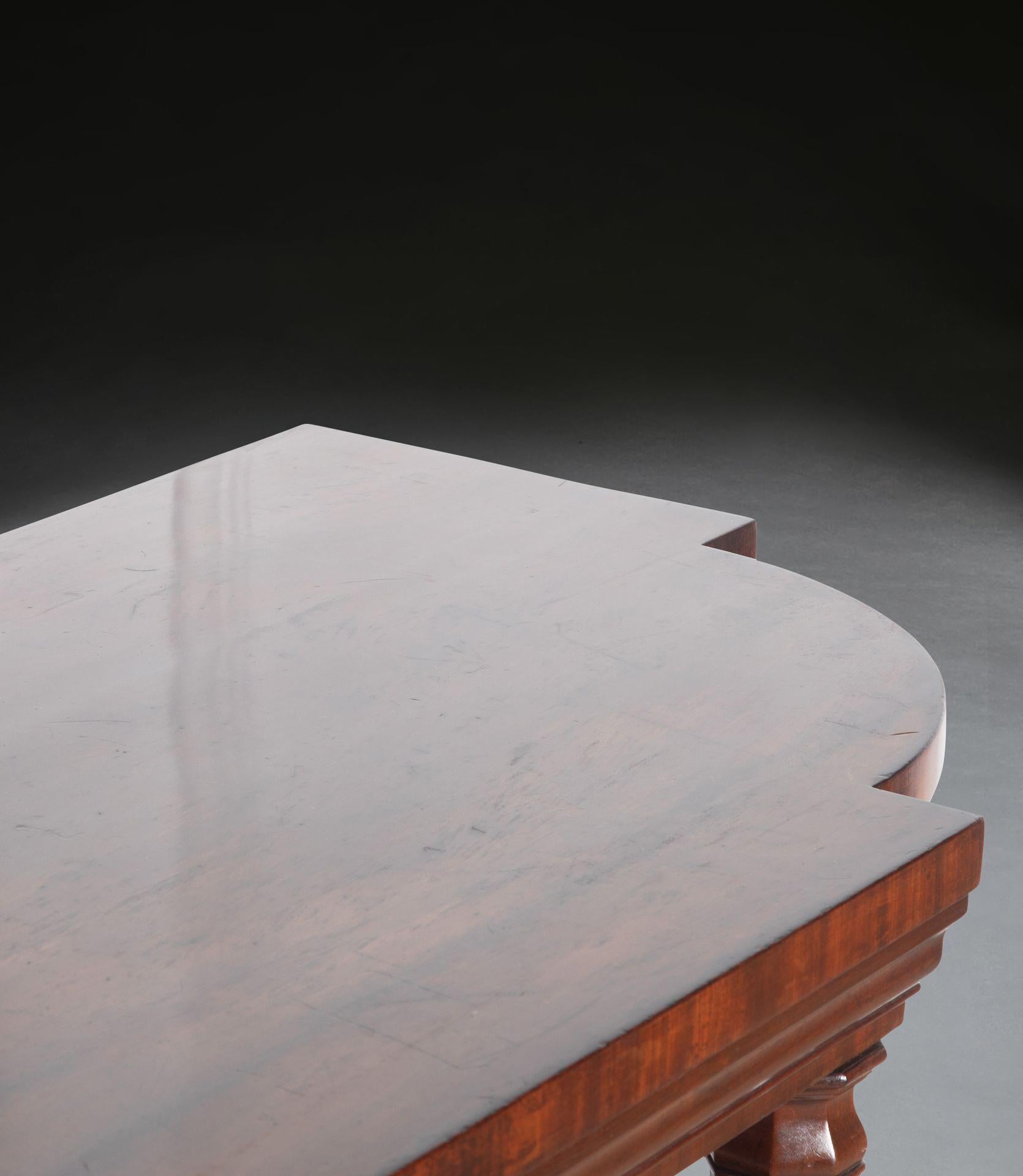 Regency Mahogany Serving Table For Sale 2