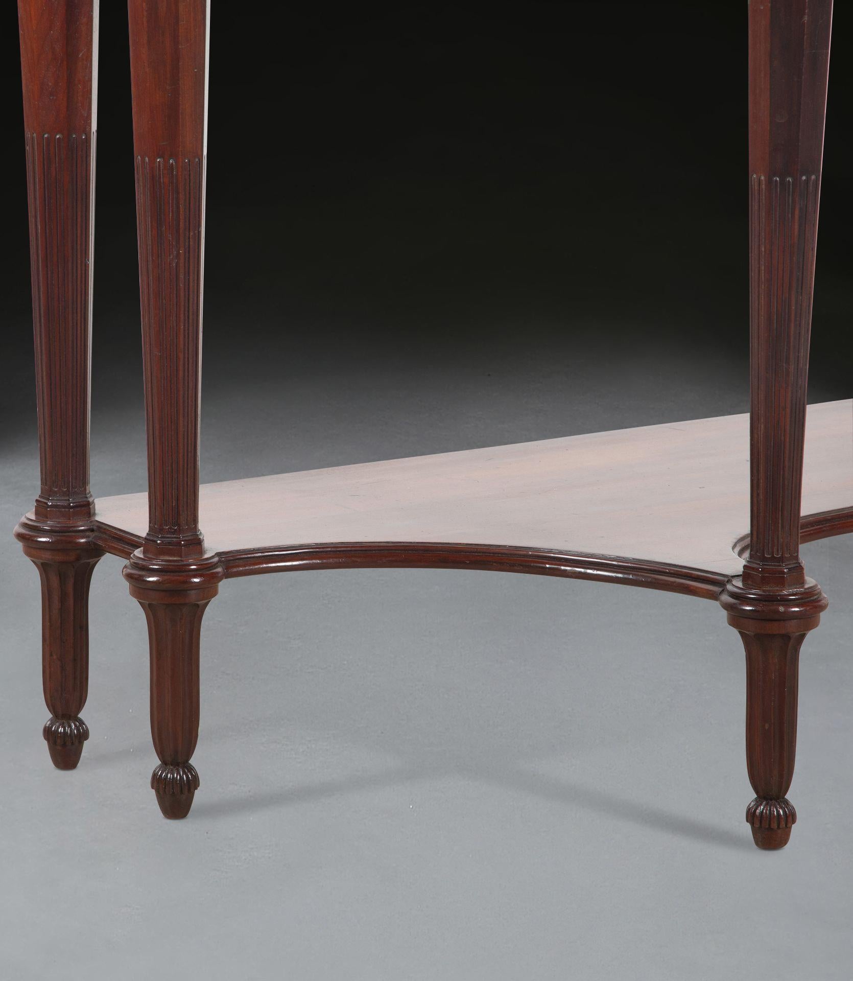 Regency Mahogany Serving Table For Sale 3