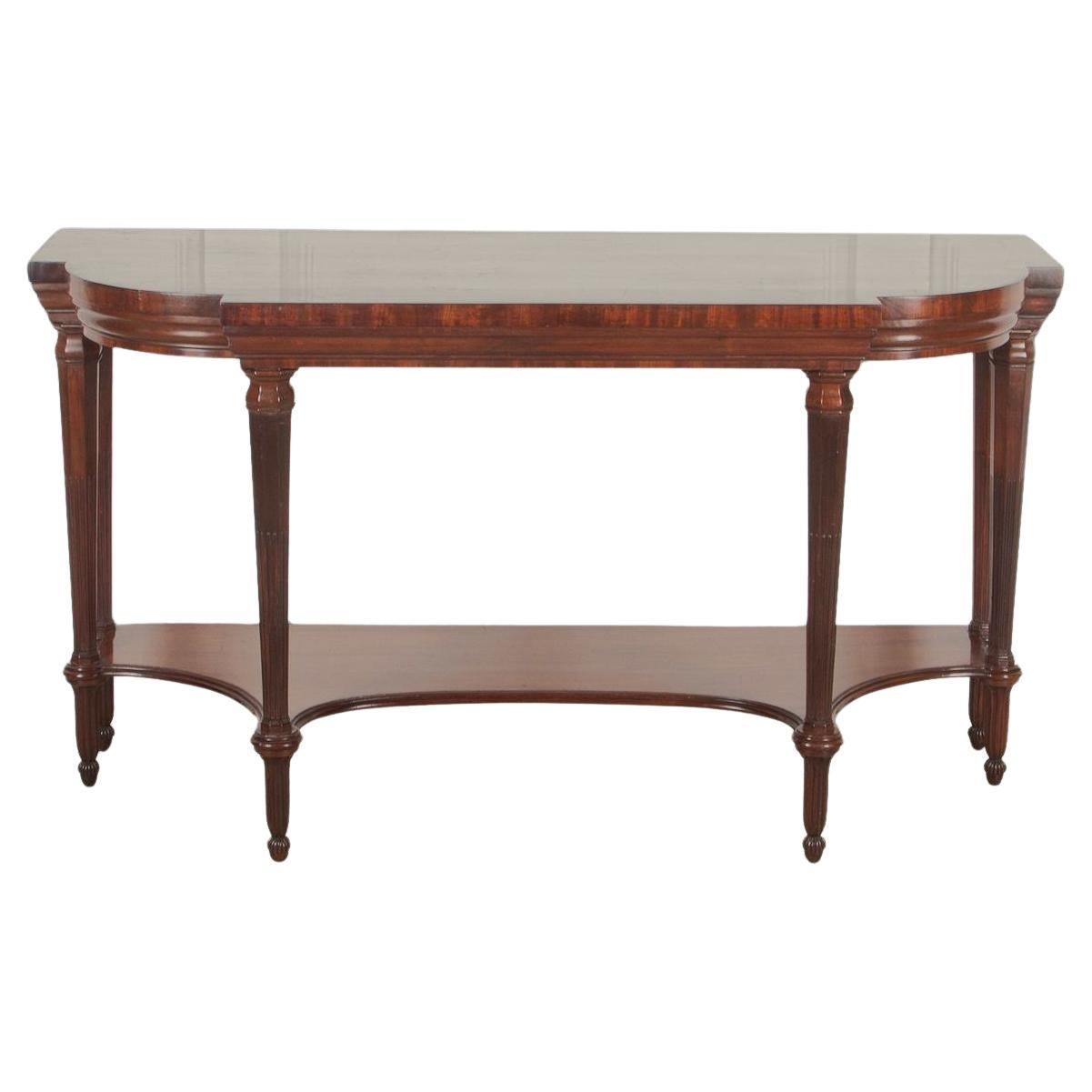 Mesa de servicio de caoba Regency