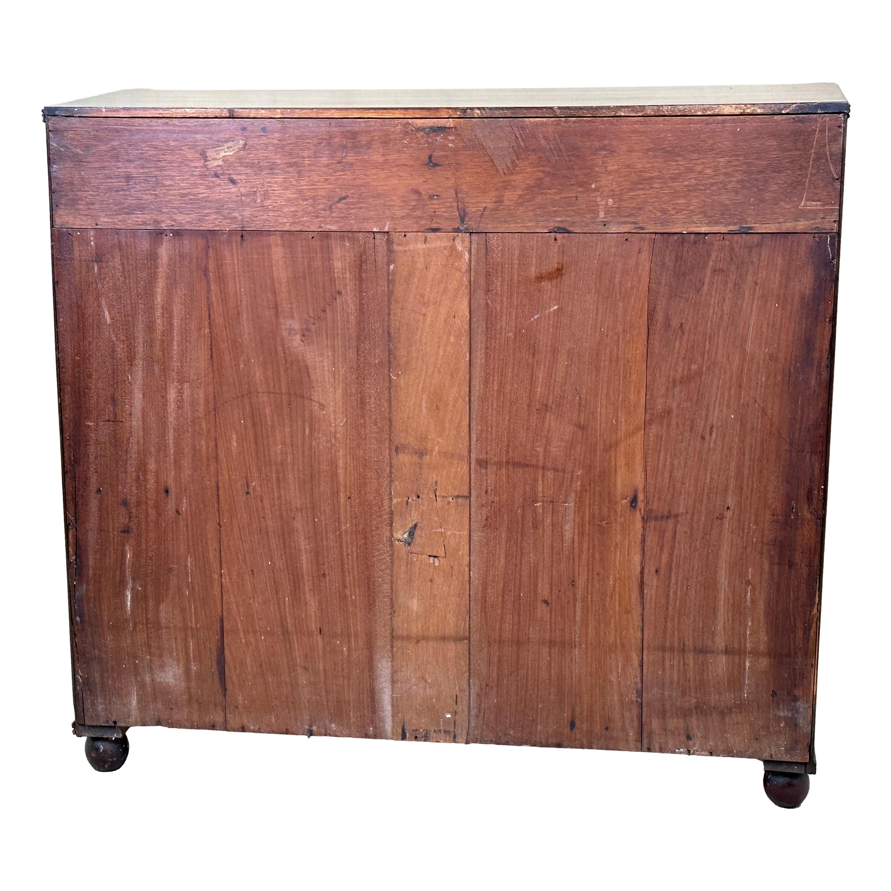 Regency Mahogany Side Cabinet 7