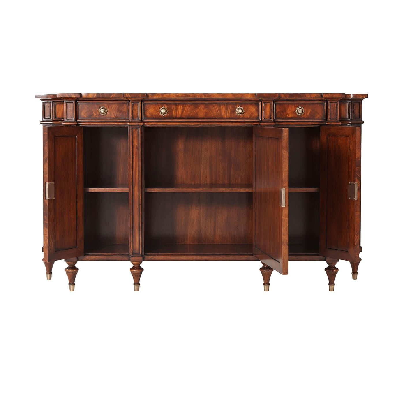 Vietnamese Regency Mahogany Side Cabinet For Sale