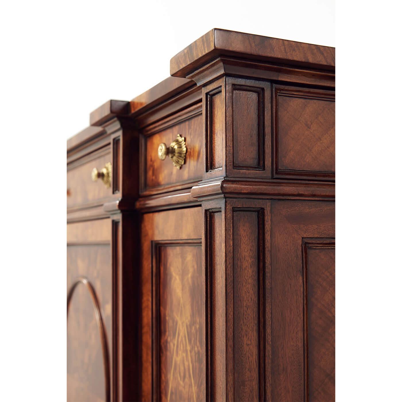 Regency Mahogany Side Cabinet For Sale 1