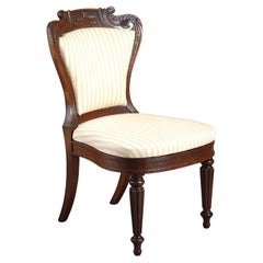 Regency Mahogany Side Chair Attributed To Gillows