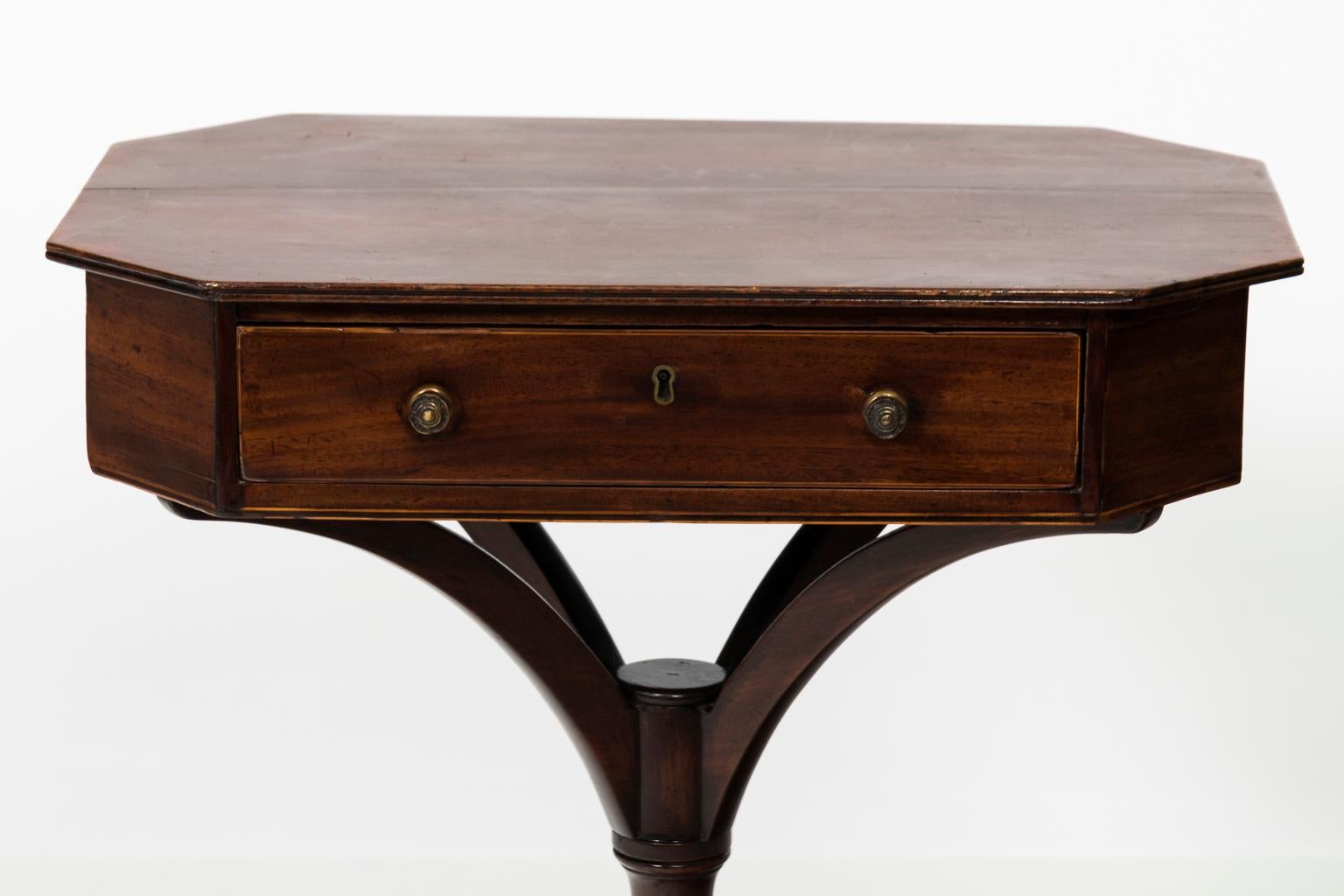Regency Mahogany Side Table, circa 1820s 8