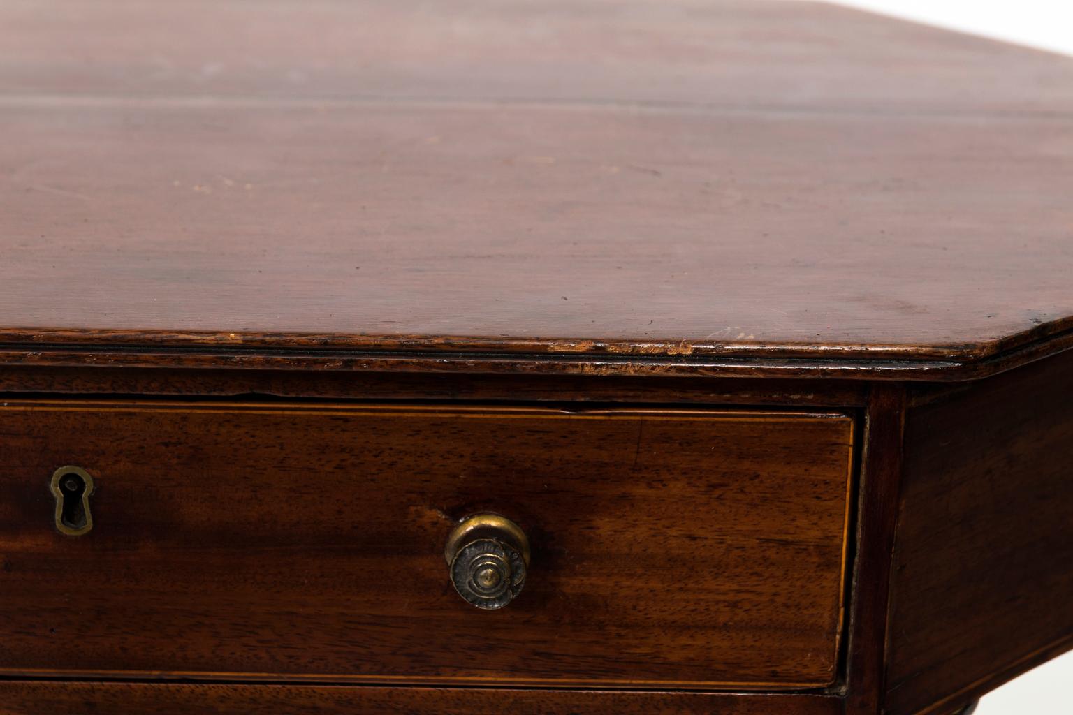 Regency Mahogany Side Table, circa 1820s 9