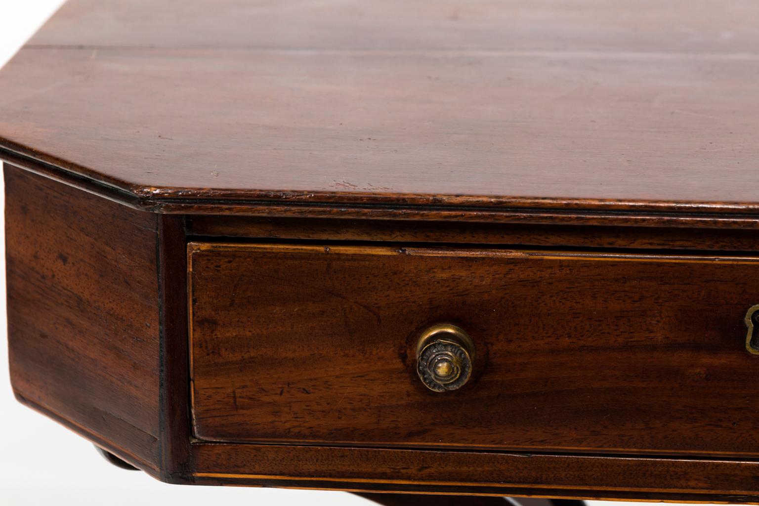 Regency Mahogany Side Table, circa 1820s 10