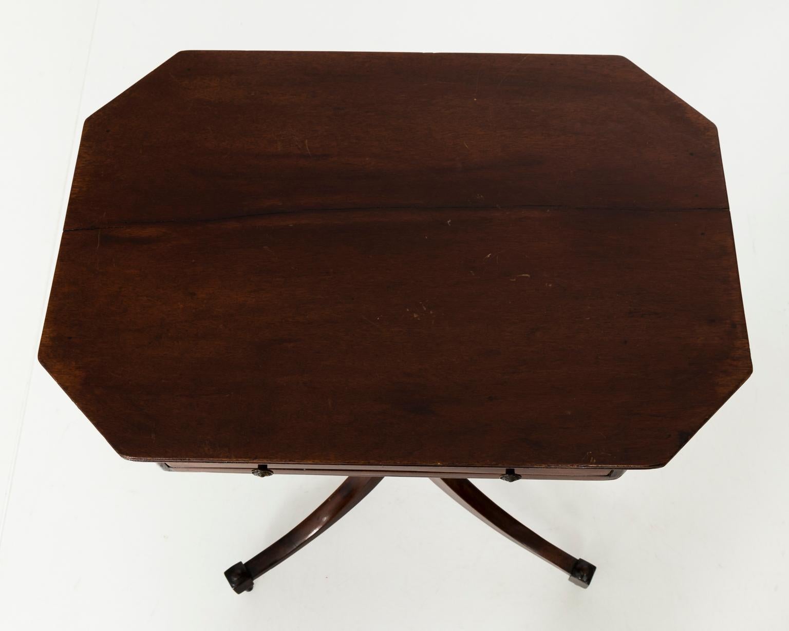 Regency Mahogany Side Table, circa 1820s 11