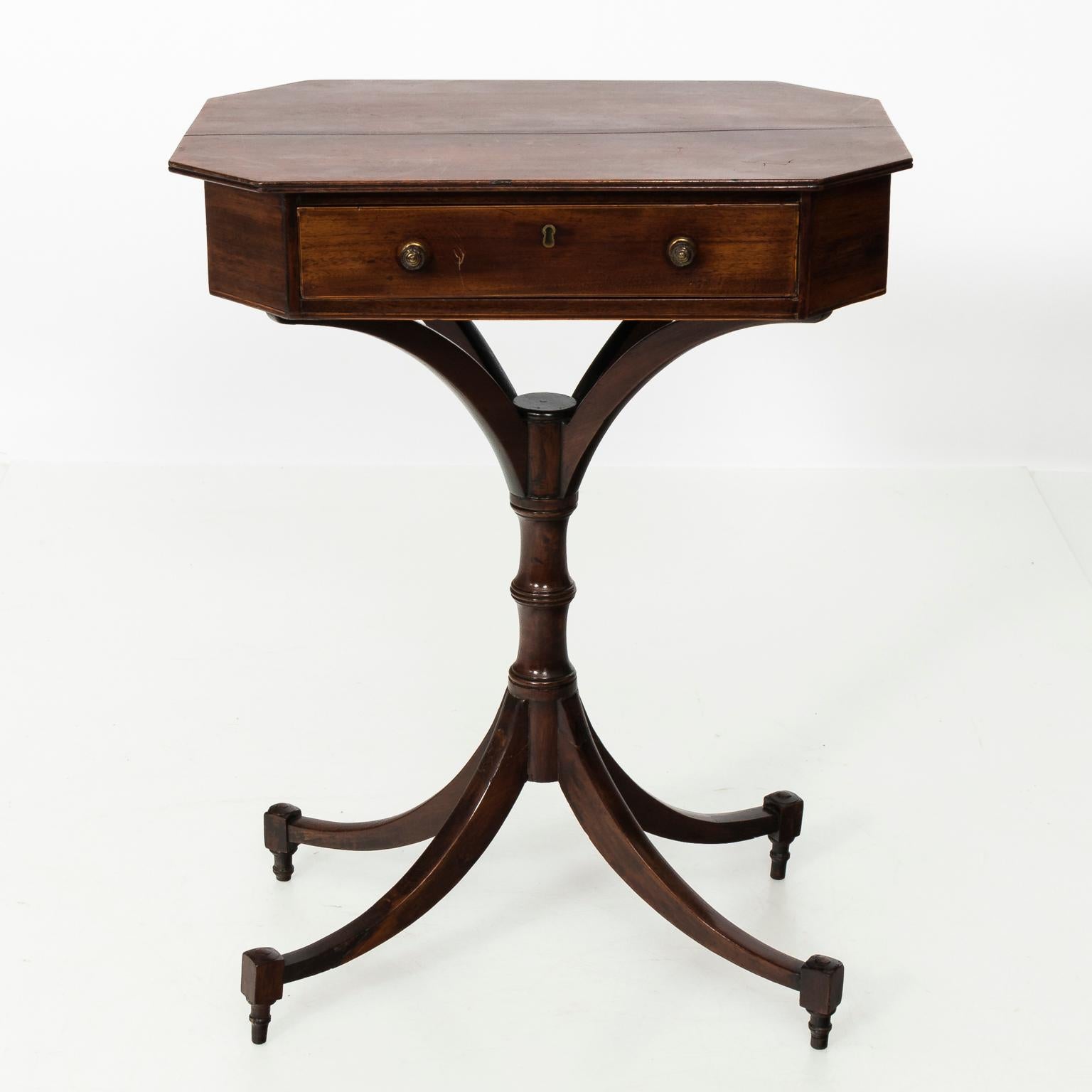 Regency Mahogany Side Table, circa 1820s 4