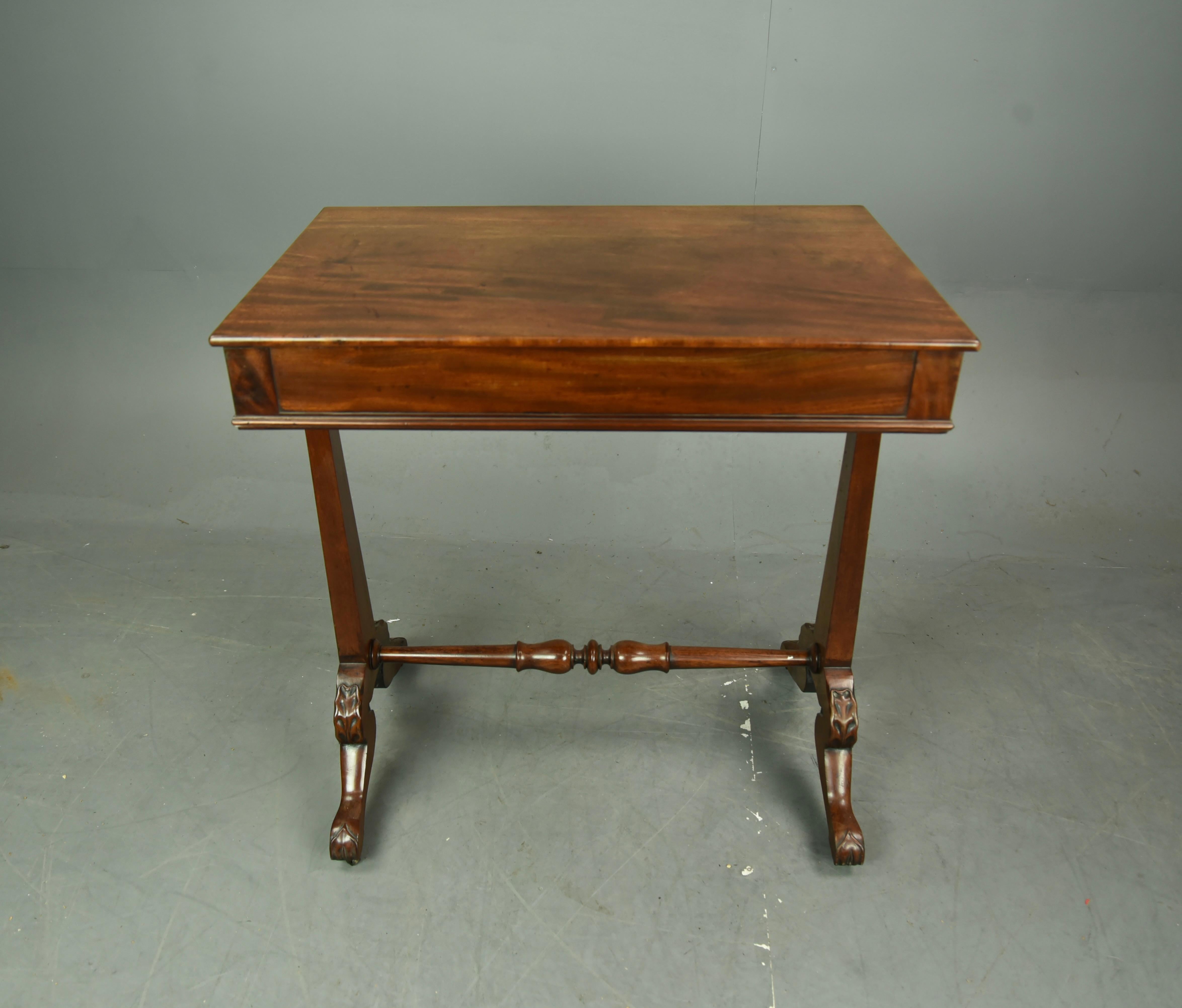 Regency Mahogany Side Table /Lamp Table 1