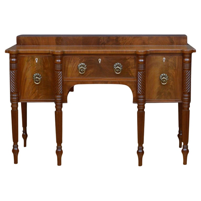 Regency Mahogany Sideboard For Sale at 1stDibs