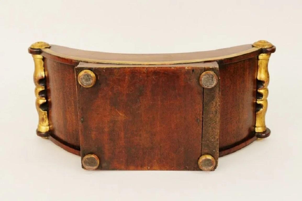Early 19th Century Regency Mahogany Sleigh Planter/Display Bowl For Sale