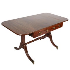 Regency Mahogany Sofa Table