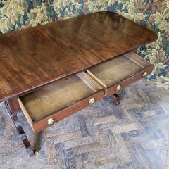 Regency mahogany sofa table