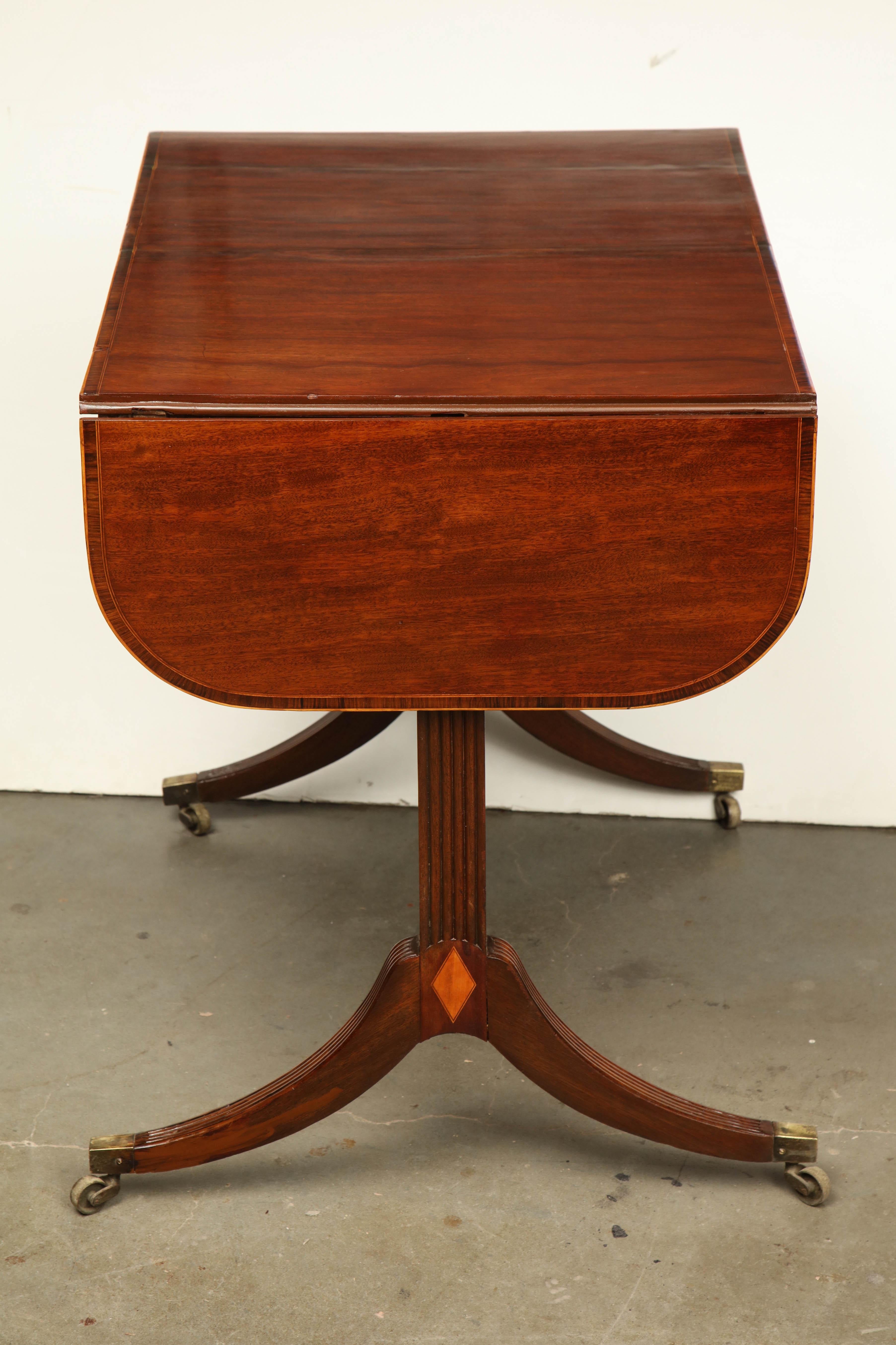 English Regency Mahogany Sofa Table For Sale