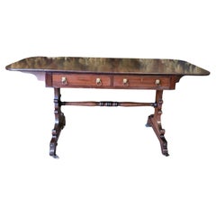 Regency mahogany sofa table