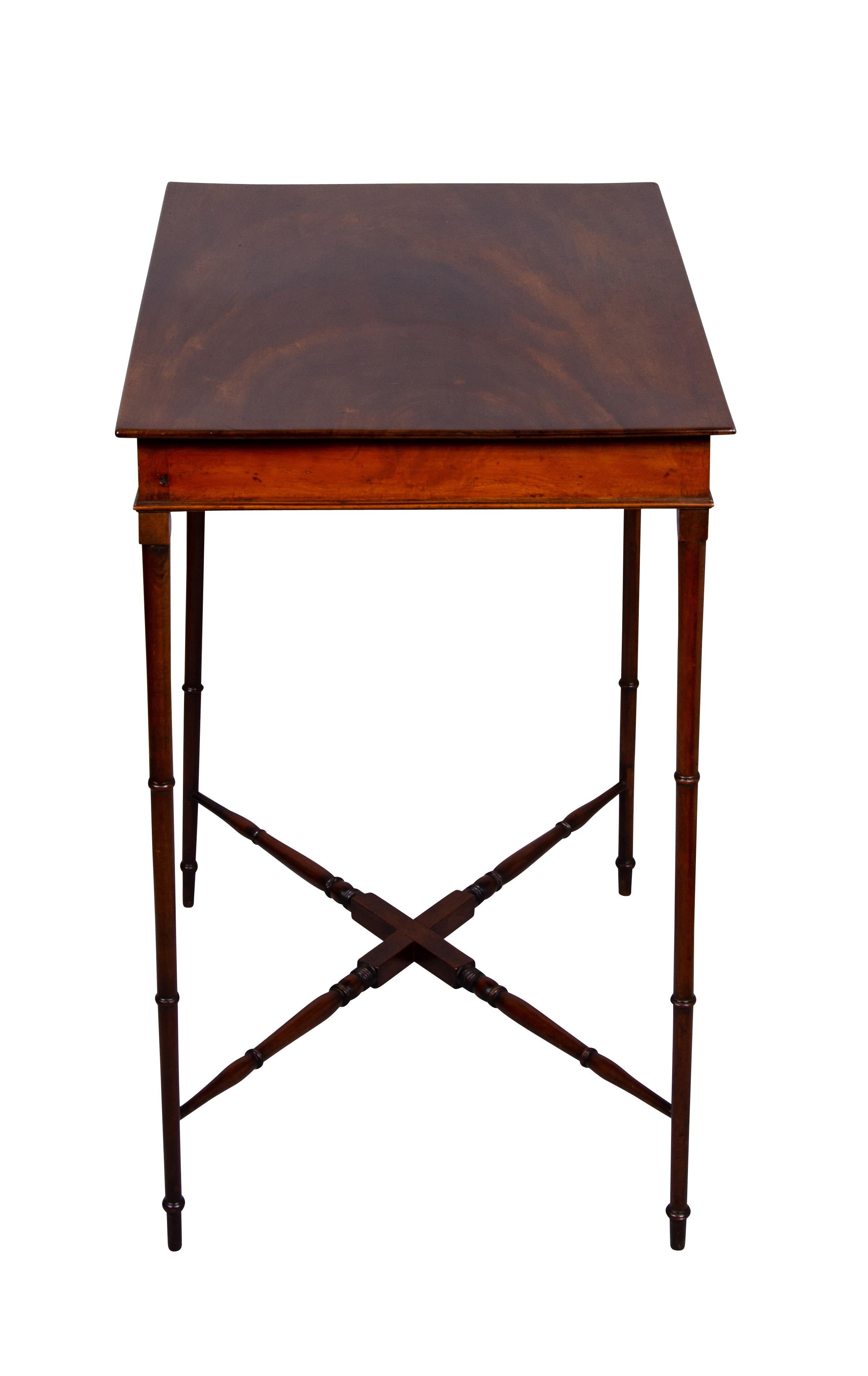 Early 19th Century Regency Mahogany Spider Leg Table For Sale