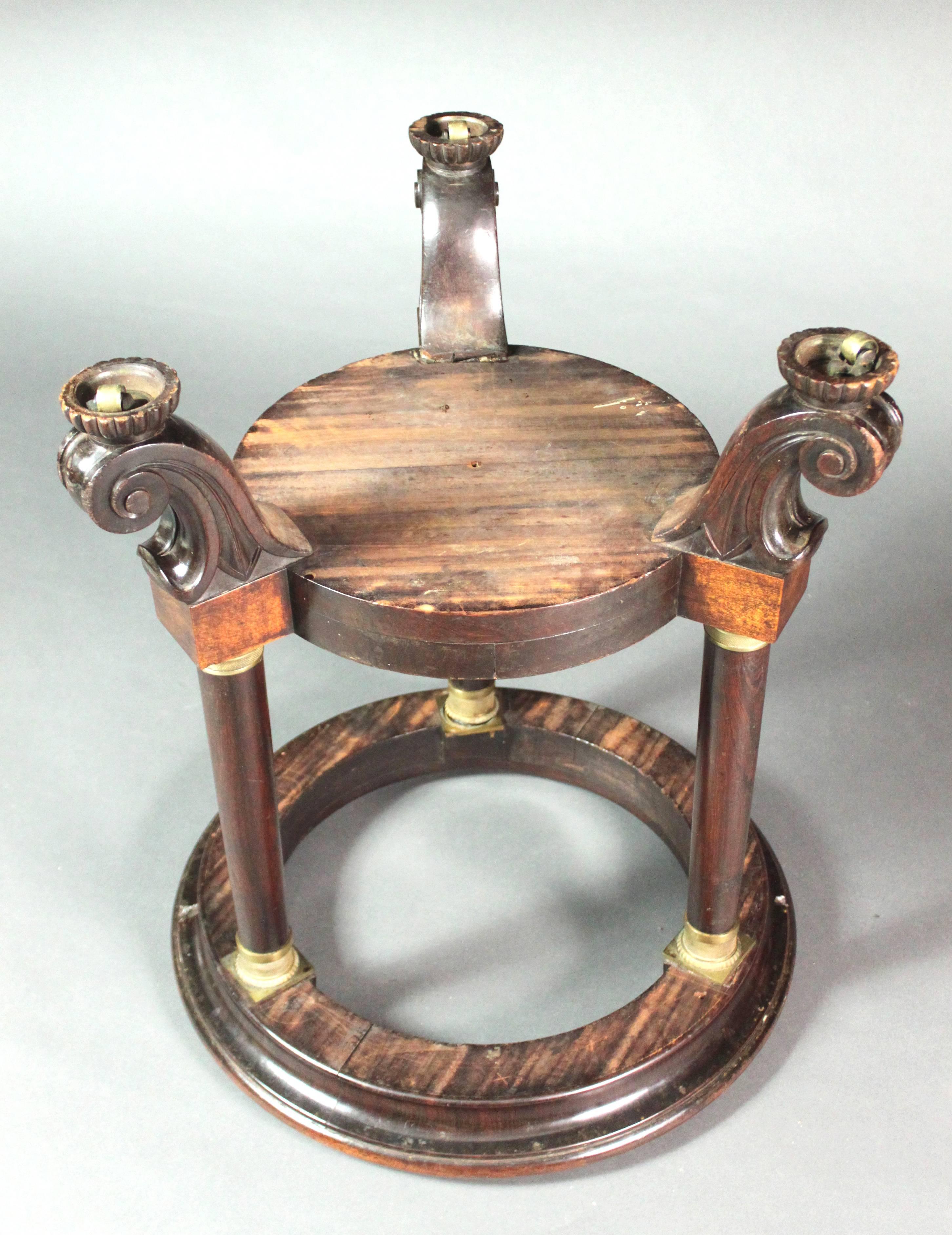 Regency Mahogany Stand In Good Condition For Sale In Bradford-on-Avon, Wiltshire