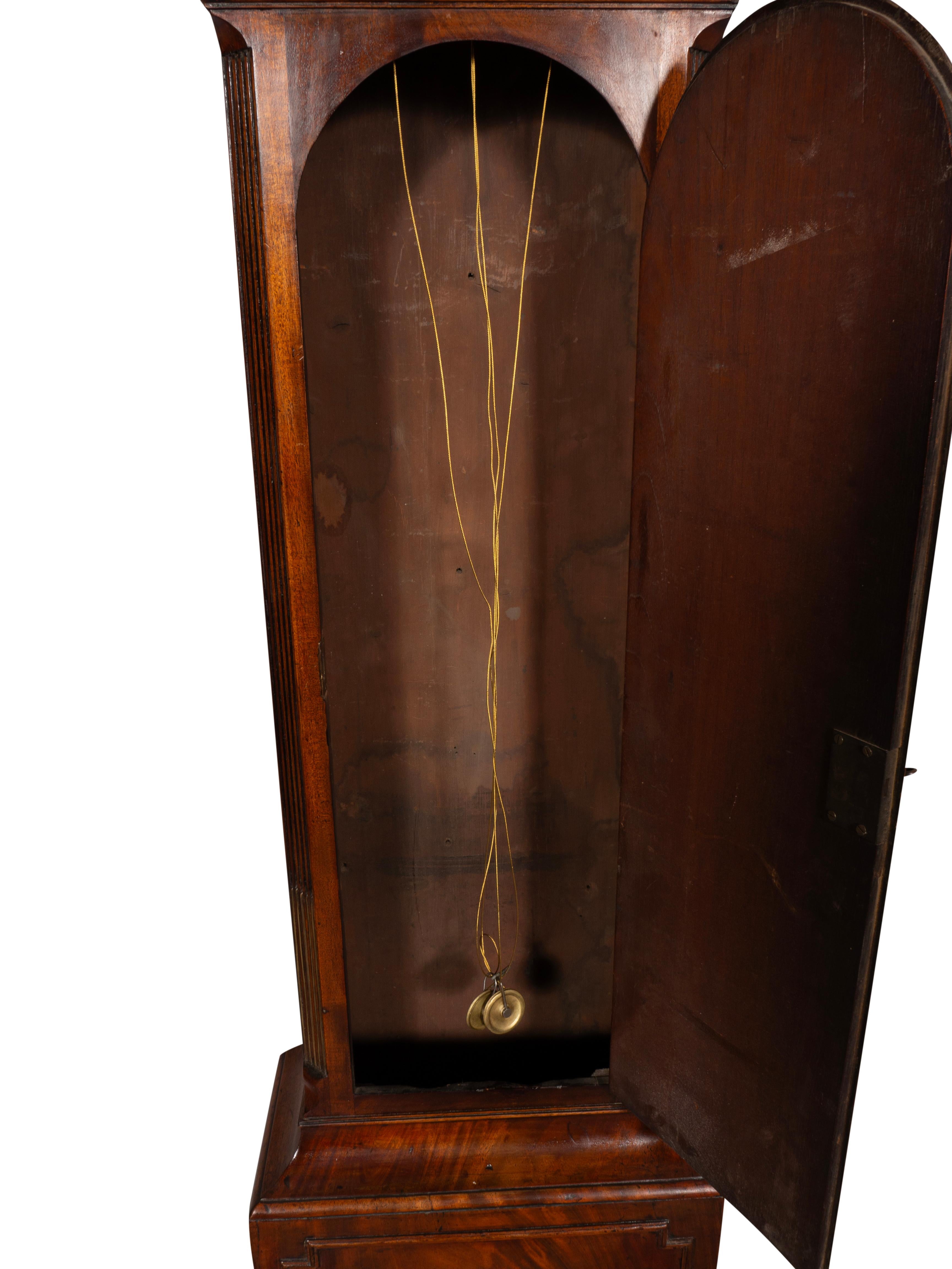 Reloj de caja alta de caoba de la Regencia Por W. Ashford, Londres en venta 3