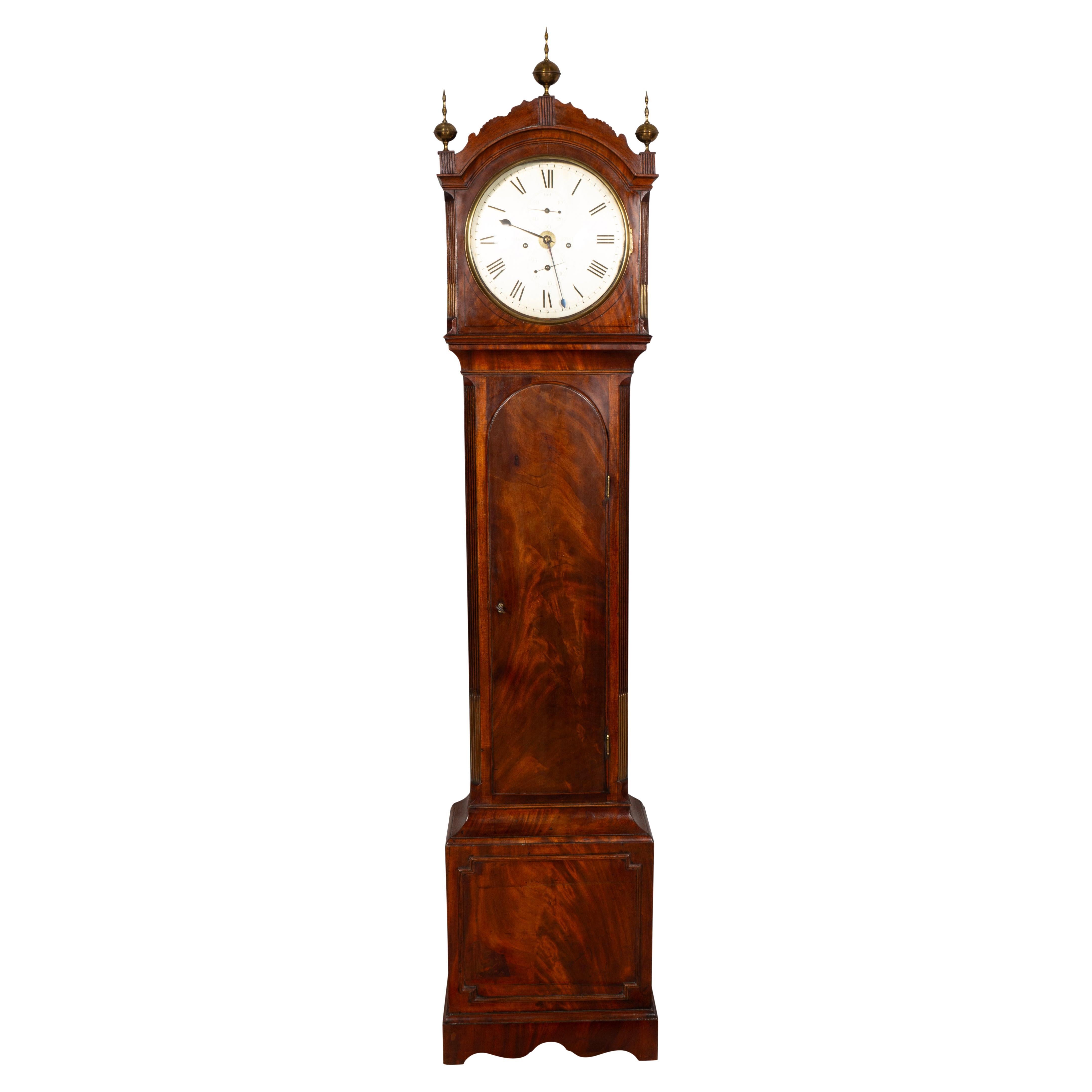Horloge de style Régence en acajou par W. Ashford, Londres