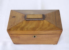 Regency Mahogany Tea Caddy