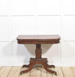 Regency mahogany tea table