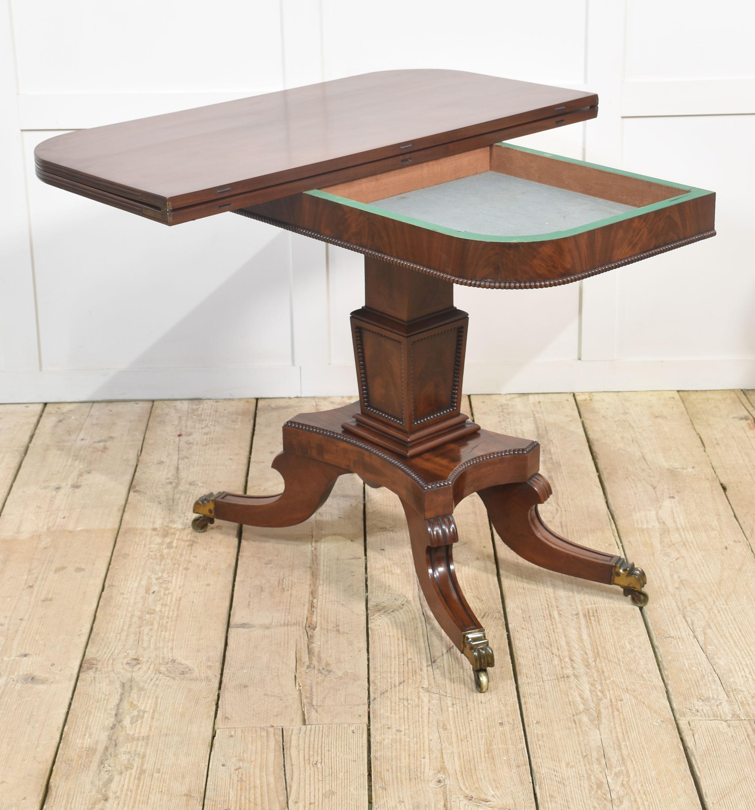 Regency-Tisch aus Mahagoni im Zustand „Gut“ im Angebot in Cheshire, GB