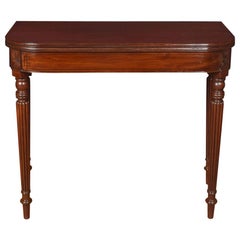 Antique Regency Mahogany Tea Table