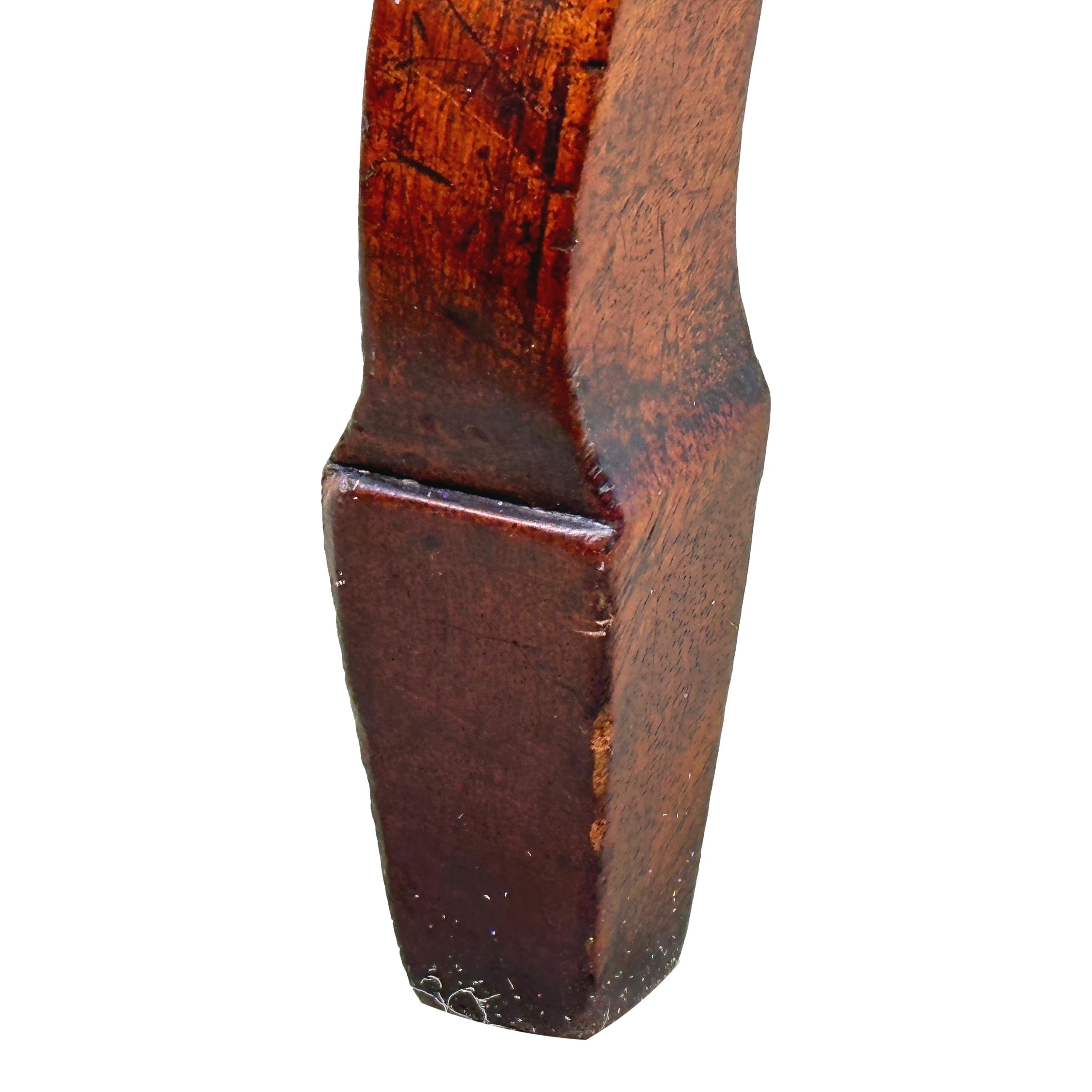 A Very Attractive And Good Quality Early 19th Century Regency Period Mahogany Wine Table, Or Lamp Table, Having Well Figured Rectangular Tilting Top, Over Turned Central Column And Elegant Umbrella Tripod Legs With Spade Feet.


A charming early