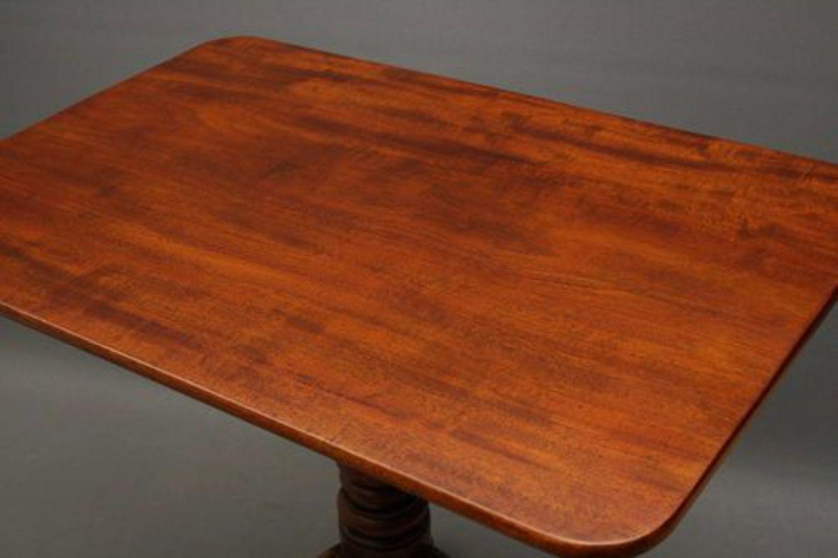 Regency Mahogany Tilt Top Table For Sale 1