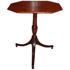 Regency Mahogany Tilt-Top Wine Table