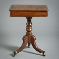 Regency Mahogany Tripod 'Chamber' Table