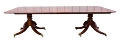 Regency Mahogany Two Pedestal Dining Table