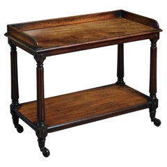 Regency Mahogany Two-Tier Low Table