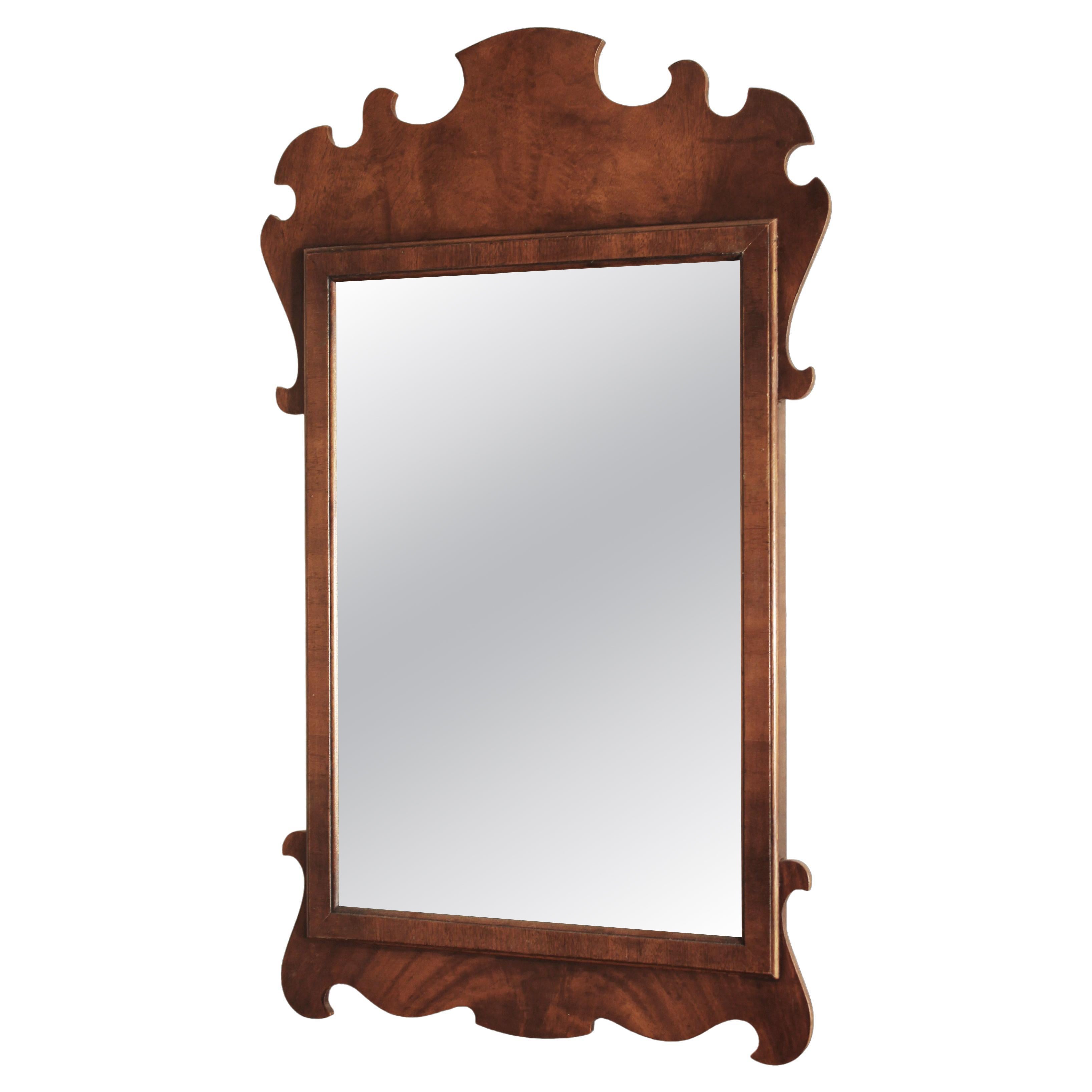 Regency Mahogany Wall Mirror Attributed to Chippendale, Circa 1820