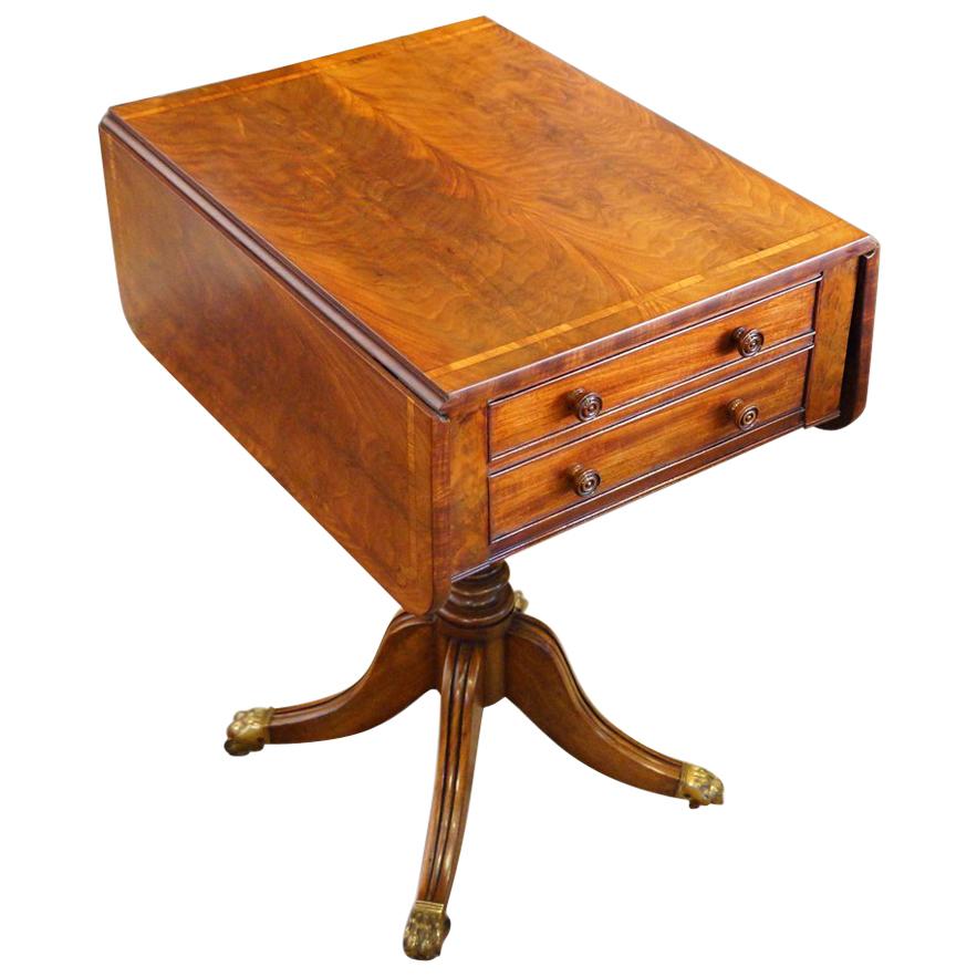 Regency Mahogany Work Table