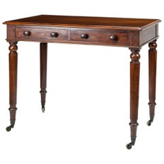 Regency Mahogany Writing or Side Table by Holland & Sons