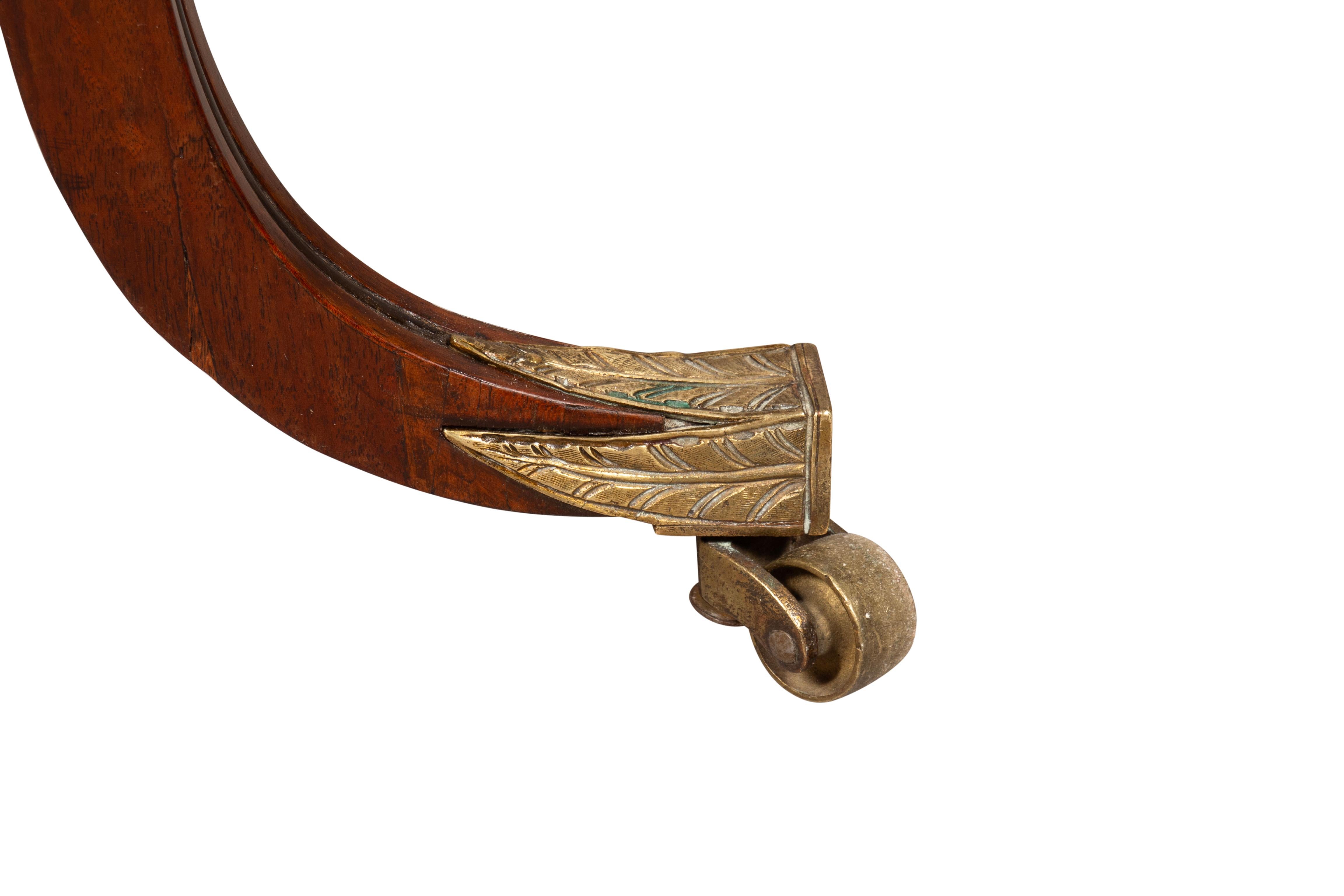 Regency Mahogany Writing Table By Gillows Of Lancaster For Sale 5